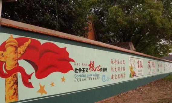 铜陵墙体广告之彩绘