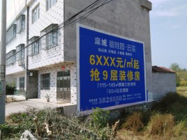 铜陵墙体广告质量分析