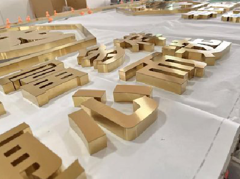 铜陵拉丝不锈钢字的特点。